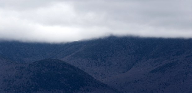 Foggy Mountain Landscape photo