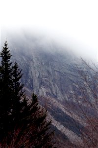 Rockslides Under Cliff photo