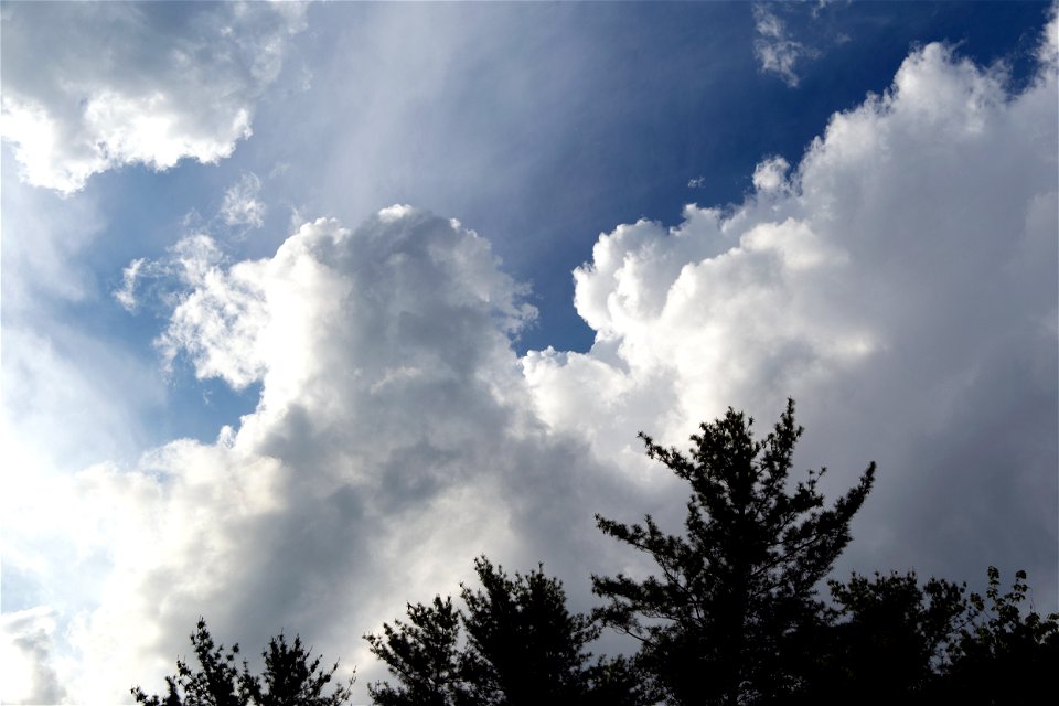 Puffy Clouds Rolling Through photo