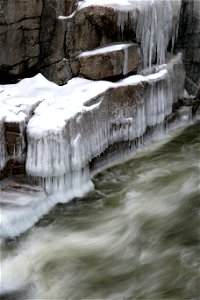 Icy Rushing Stream photo