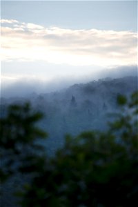 Misty Mountain Sunrise photo
