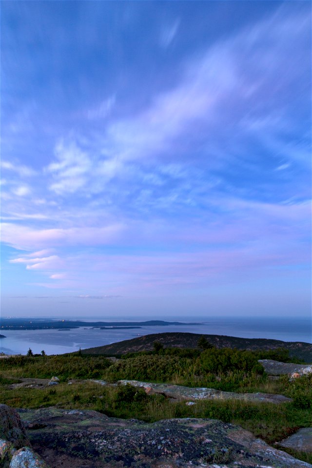 Blue Hour Over the Sea photo