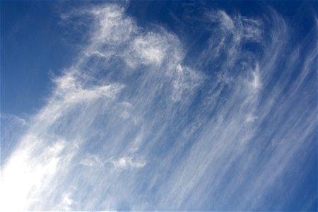 Wispy, Streaking Clouds photo