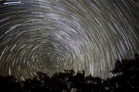 Circular Star Trails photo