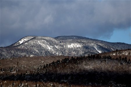 Mild Winter Mountain Landscape photo
