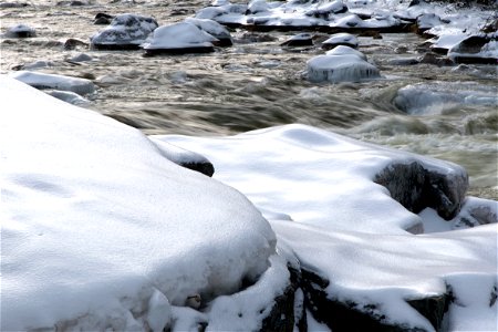 Winter River photo