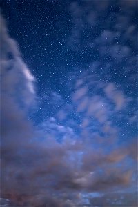Blue Night Sky photo