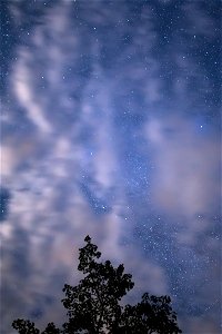 Glimpses of Stars Through Clouds photo