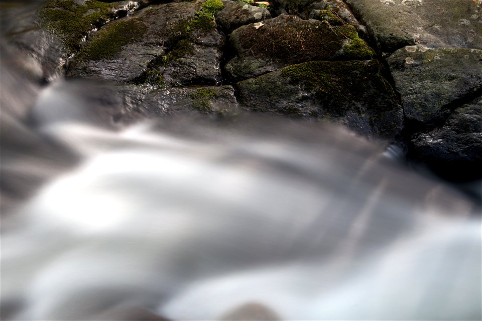 Long Exposure Stream Closeup photo