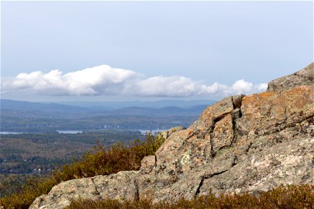 Rocky Outlook on Mountain photo