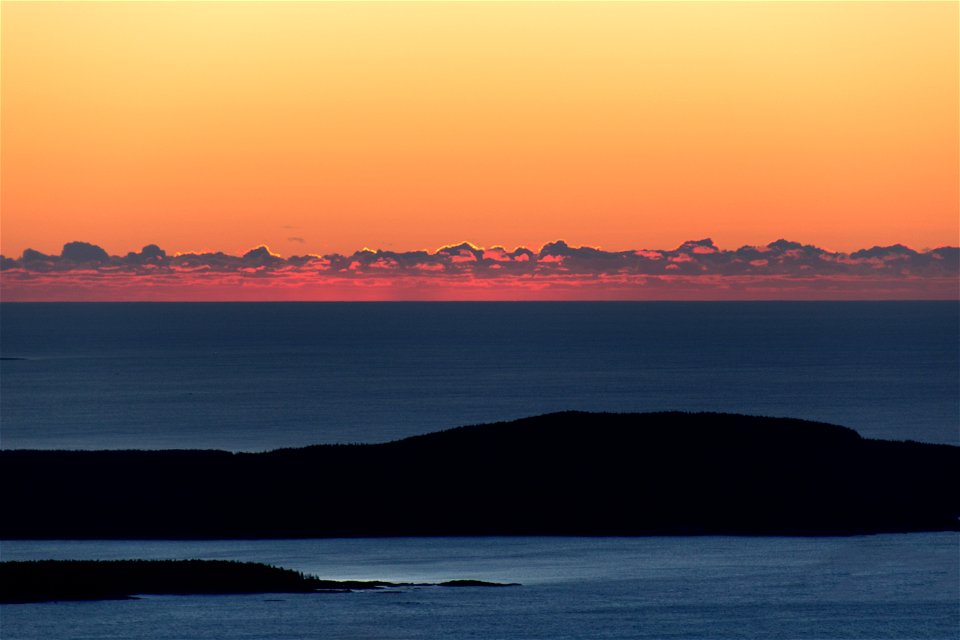 Ocean Island Sunset photo