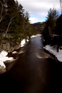 Slow Winter River photo