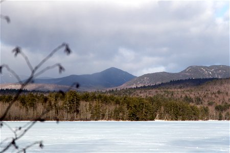 Looking Across the Frozen Lake photo