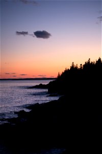 Coastline Silhouette photo