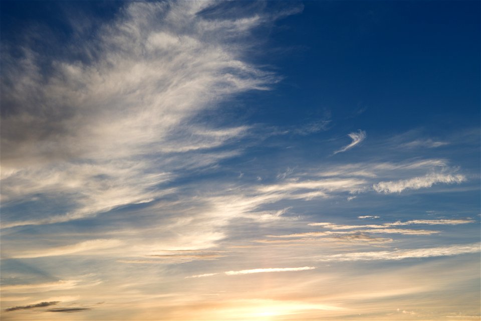 Calm Sunset Sky photo