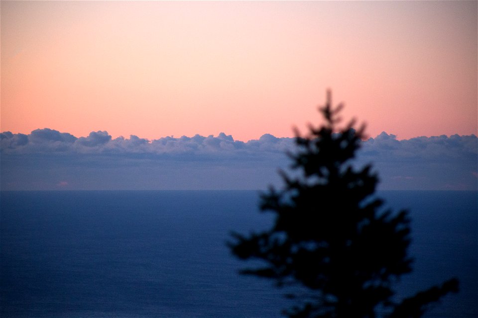 Thick Clouds on Ocean’s Edge photo