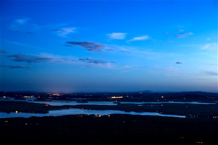 Blue Hour Over the Lake photo