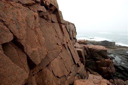 Rocky Cliff at Ocean’s Edge photo