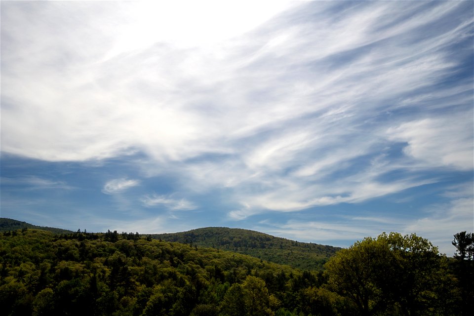 Thin Clouds Filling the Sky