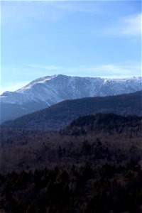 Snowy Mountain Ridge in the Distance photo