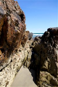 Large Rocks at the Ocean’s Edge photo