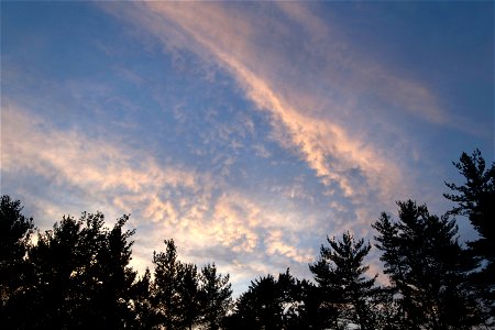 Warm Summer Evening Sky