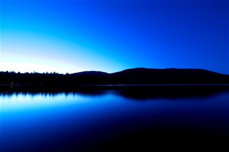 Reflections at Blue Hour photo