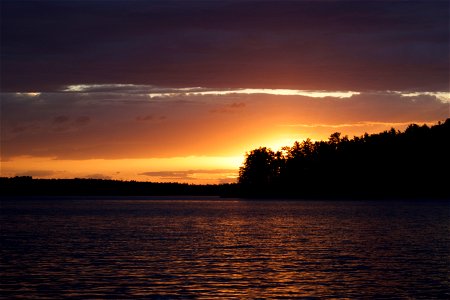 Bright Horizon and Dark Lake photo