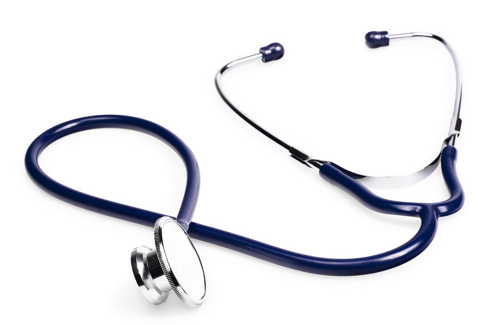 Stethoscope on White Background photo