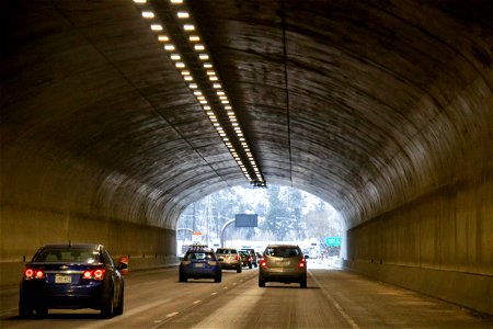 Light Traffic In Tunnel