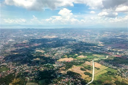 Bird’s Eye View Of Scattered Urban Areas photo