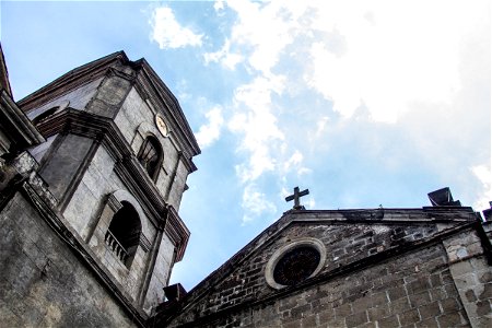 Old Church Bell Tower And Facade photo