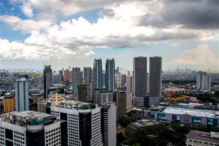 Skyscrapers And Tall Buildings In Metropolitan Area photo