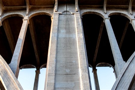 Tall Concrete Archways