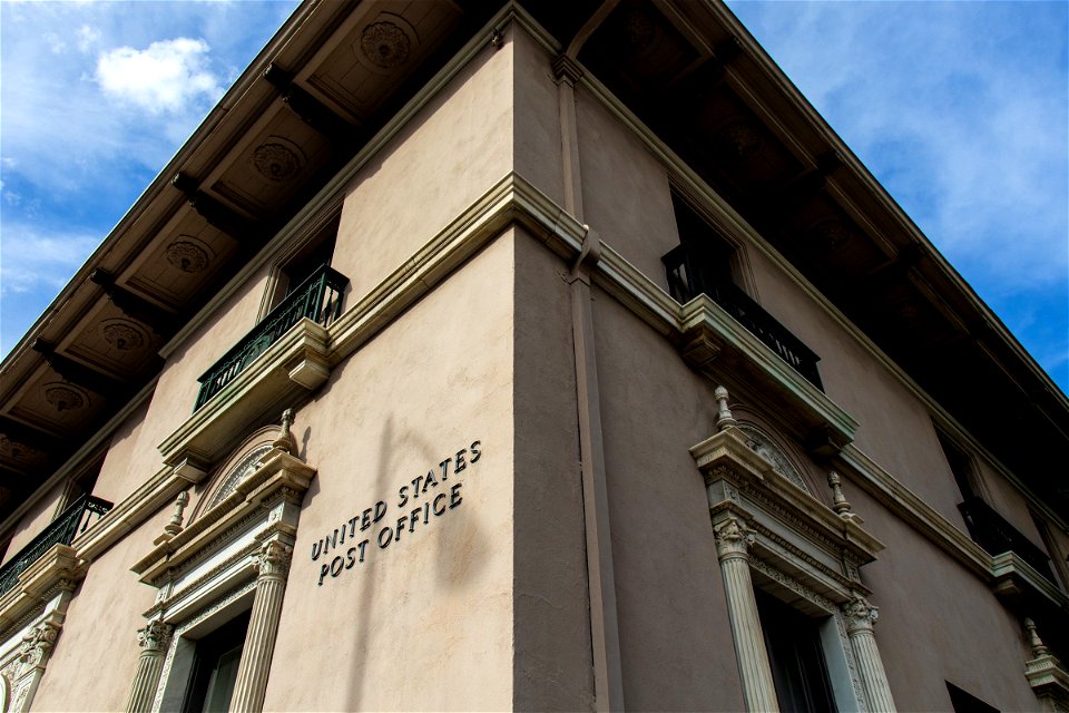 Corner Of Post Office Building