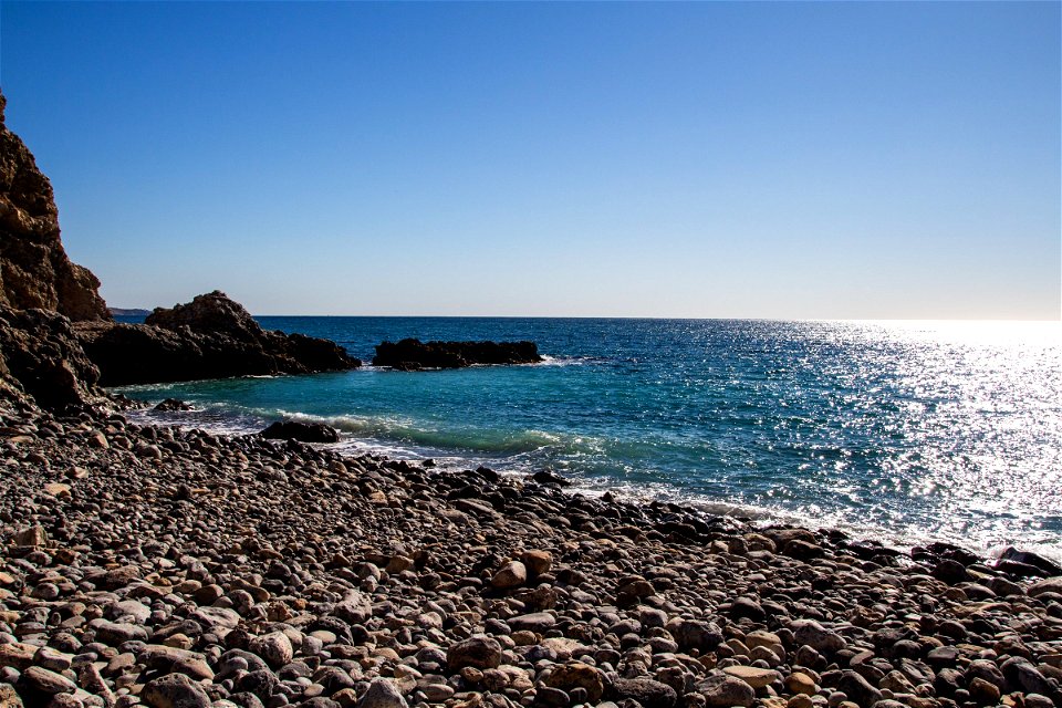 Water Glistening Near Pebble Beach photo