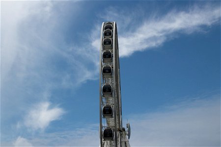 Side Of Ferris Wheel Against Sky