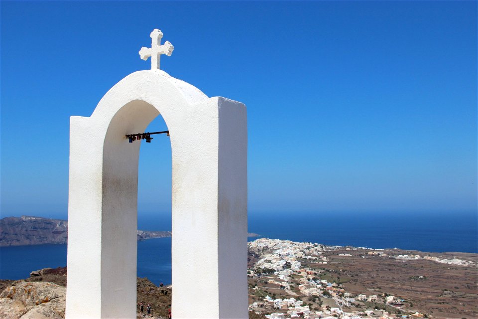 Locks In Church Gable In Island photo