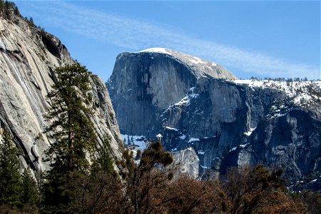 Half Dome At Yosemite National Park In California photo