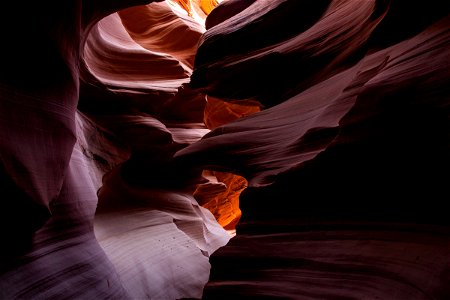 Folds On Antelope Canyon Corridors Walls photo