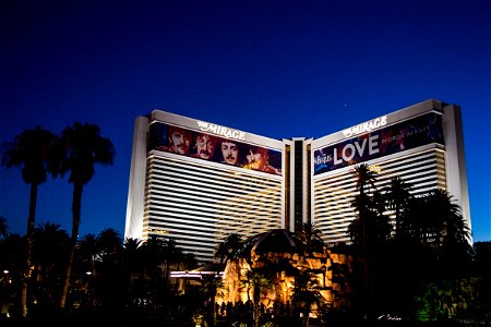 The Mirage Hotel Building In Las Vegas photo