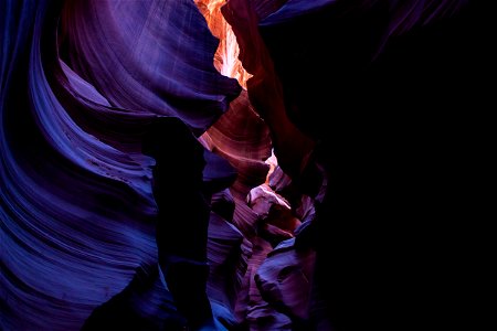 Light Through Antelope Canyon photo