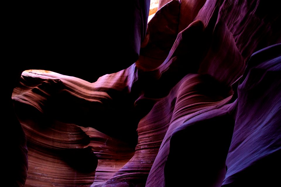 Inside Of Antelope Canyon In Arizona