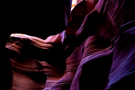 Inside Of Antelope Canyon In Arizona