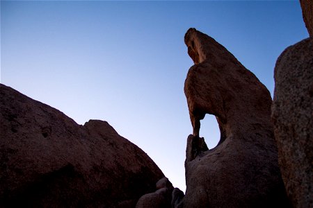 Rock Formation Under Blue Sky