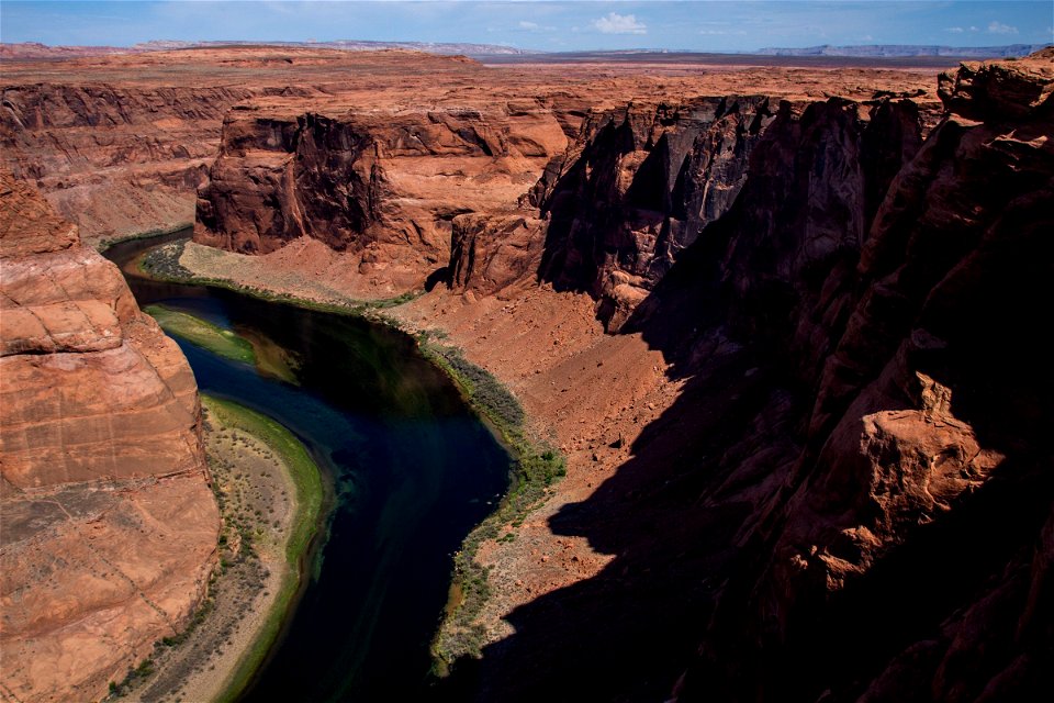 Part Of Horseshoe Bend Meander In Arizona