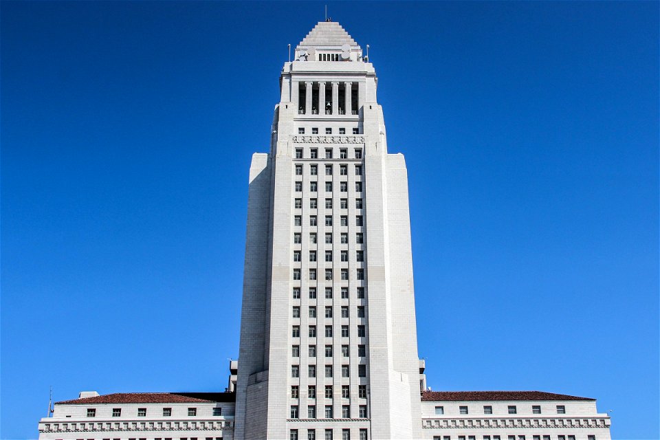 City Hall Tower Building Against Sky photo