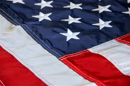 Stars And Stripes Of American Flag photo