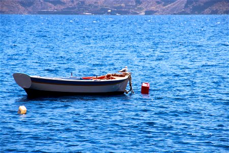 Empty Boat In Water