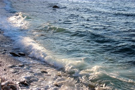 Waves Crashing On Shore